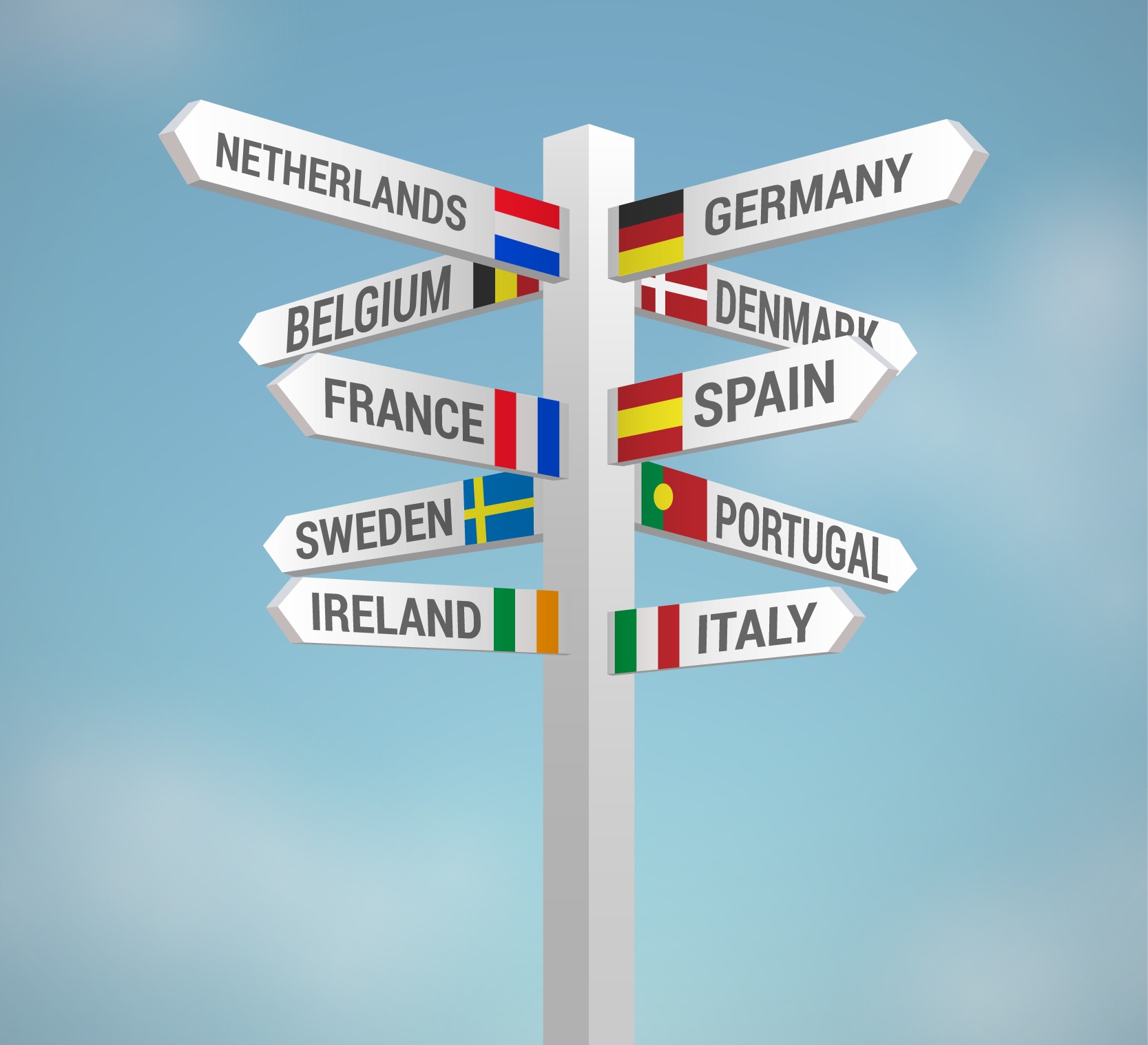 Passports from multiple countries representing the easiest routes to citizenship in 2026